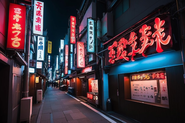 Segni al neon per il quartiere a luci rosse di Tokyo