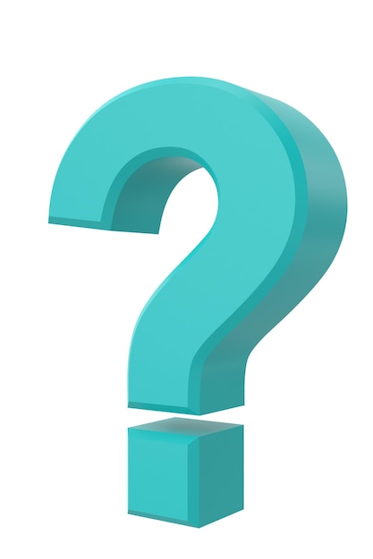 Segno d'interrogazione 3D