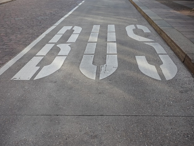 Segno della fermata dell'autobus