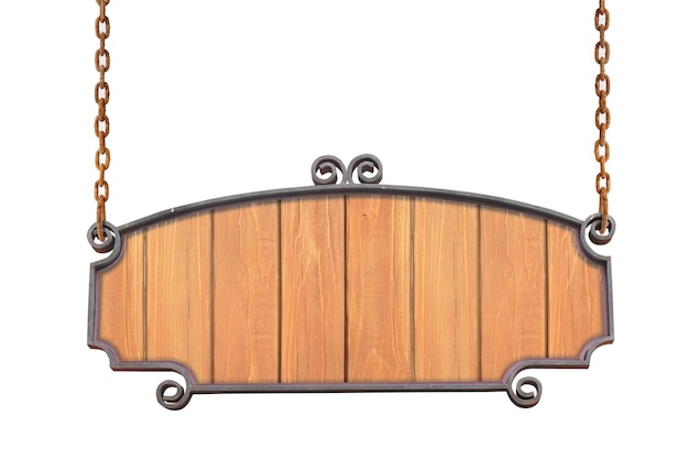 Segno di legno vuoto del bordo di legno vuoto