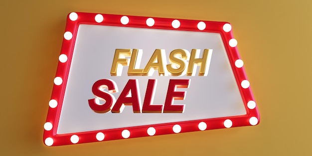 Segno di vendita flash