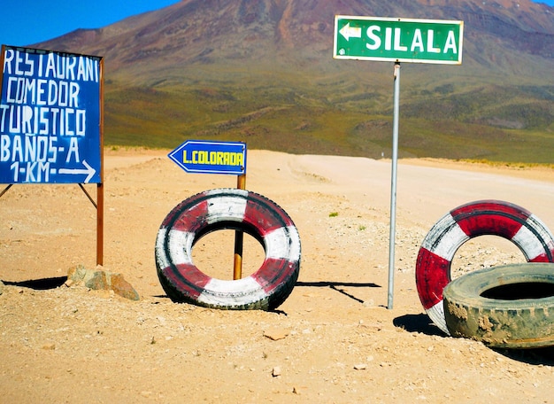 Segno informativo su strada