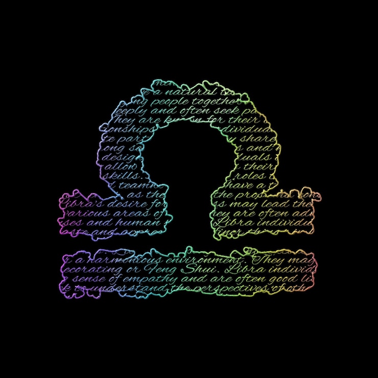 Foto segno zodiacale libra lgbtq