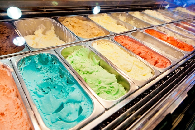 Selezione di gelati