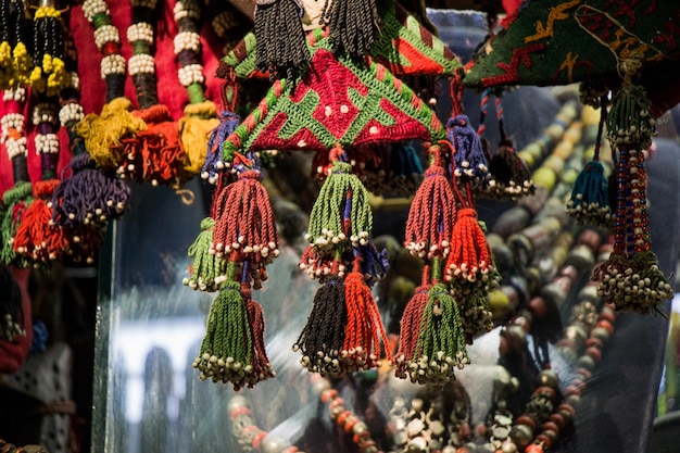Selezione di nappe tradizionali turche in vari colori