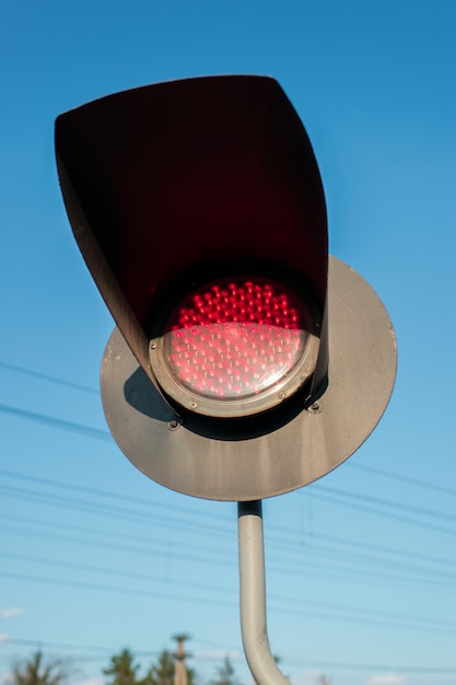 Semaforo sul passaggio a livello