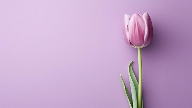 semplice modello di tulipano