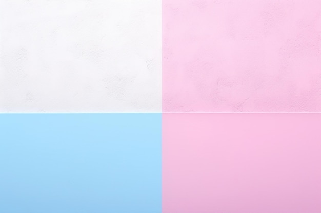 Semplice sfondo astratto bianco rosa blu colori Spazio per la superficie del testo per il design