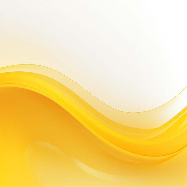Semplice sfondo astratto onde gialle con modello di presentazione dello spazio