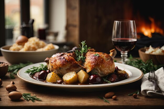 Semplicità e sapore Coq au Vin al suo meglio