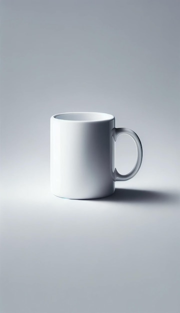 Semplicità in Sip White Mug Portrait Mockup