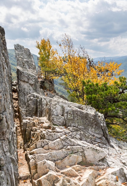 Seneca Rocks nel West Virginia