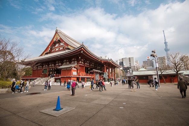 Senso-ji Temple, famoso tempio di Tokyo, in Giappone.