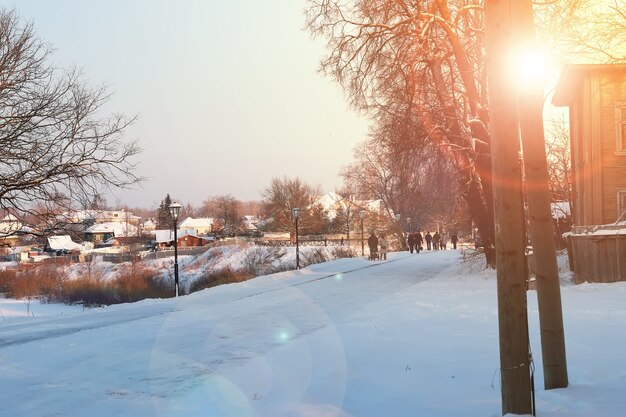 sentiero cittadino inverno