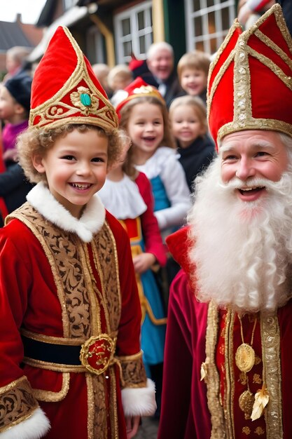 Sentire lo spirito festivo nella celebrazione del sinterklaas