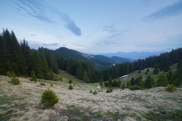 Serata in montagna