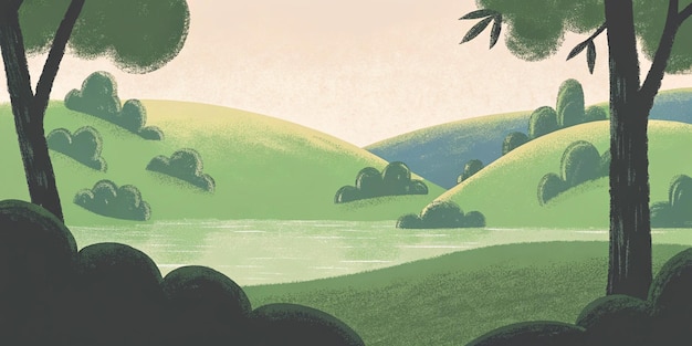 Serene Lakeside Hills