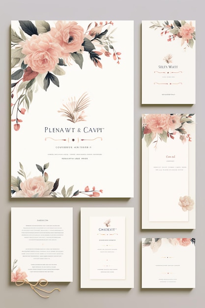 Serene Rustic Charm Burlap Invitation Suite per il matrimonio