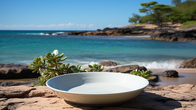 Serene Seaside Dish