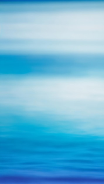 Serenità oceanica Sfocatura sfondo astratto in tranquillo blu oceanico