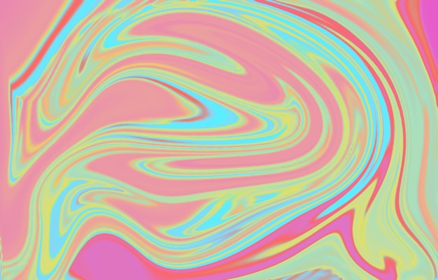 Serie Color Dynamic Liquid Screen Disposizione astratta del flusso vibrante di sfumature e gradienti