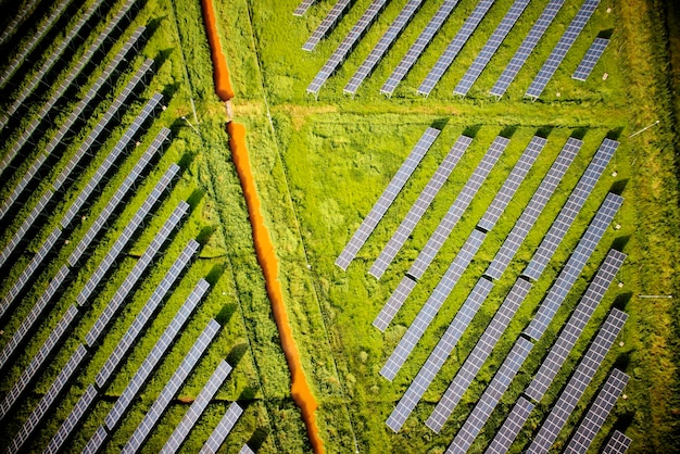 Serie di pannelli fotovoltaici