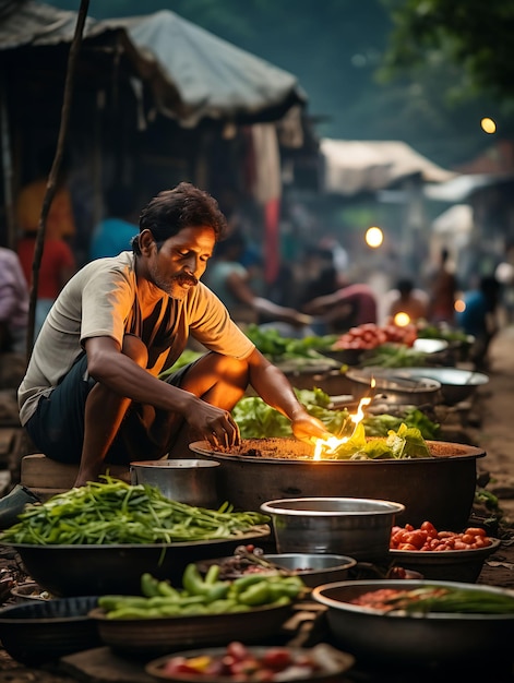 Servizio fotografico dei venditori del mercato Streets of Resilience che continuano il loro concetto di guerra commerciale in Palestina