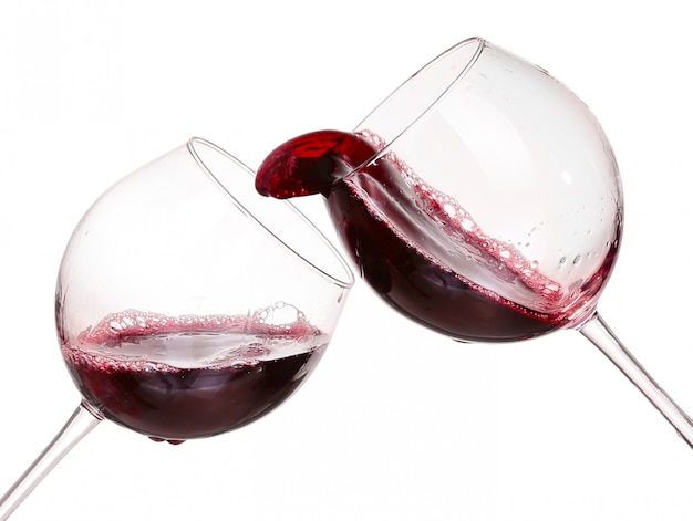 Set di bicchieri di vino rosso