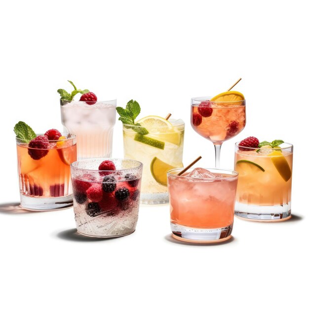 Set di cocktail di frutta