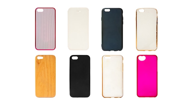 set di cover posteriori in plastica e silicone per smartphone