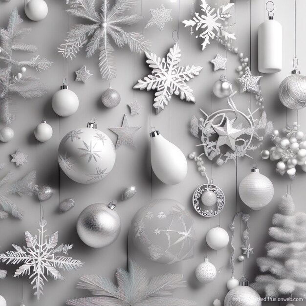 Set di decorazioni per alberi di Natale