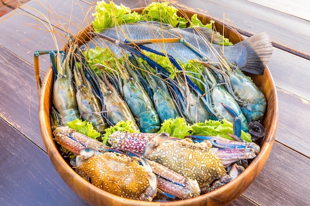 Set di frutti di mare