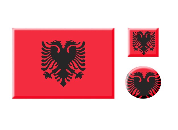 set di icone dell'Albania