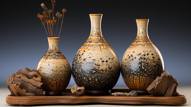 Set di sake in ceramica