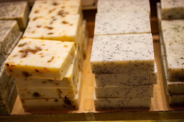 Set di sapone organico fatto a mano adatto per il relax e la salute