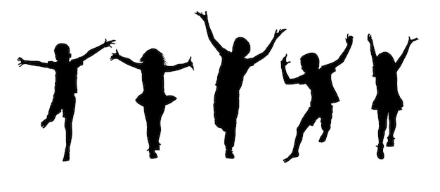 Set di silhouette per bambini
