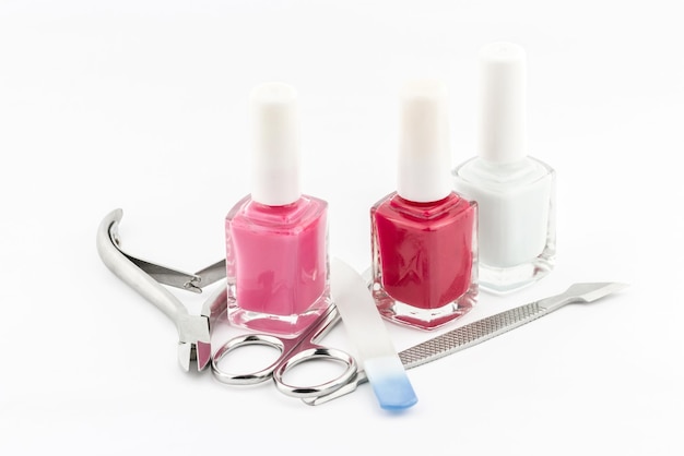 Set di smalti per unghie con strumenti per manicure