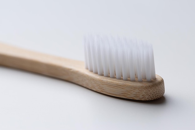 Set di spazzolini da denti in legno di bambù ecologici Salva il pianeta o NESSUN concetto di plastica