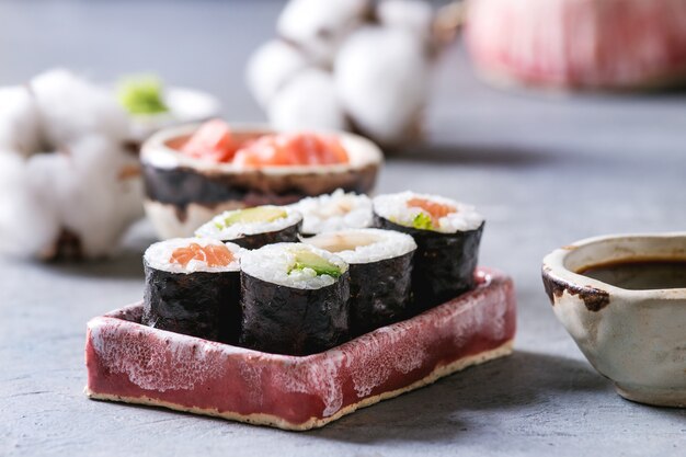 Set di sushi roll