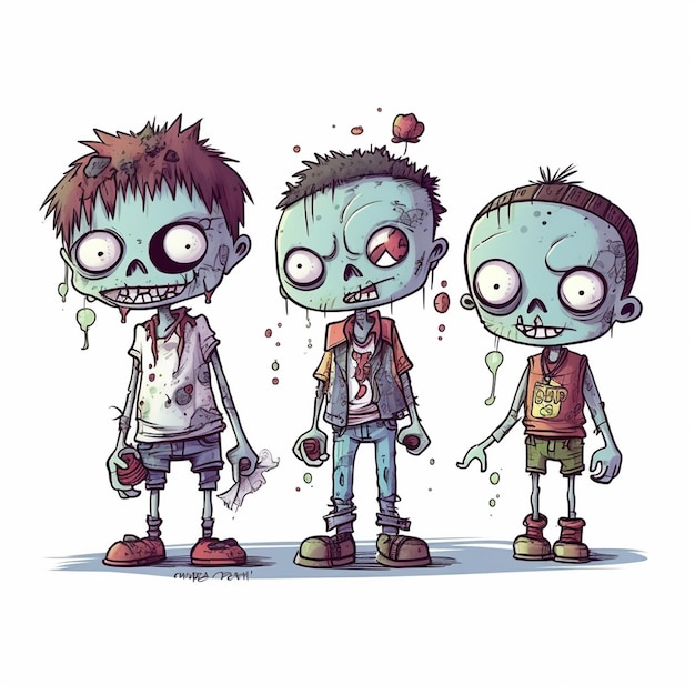 set di zombie