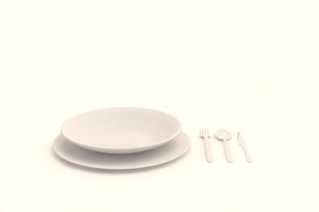 Set per la cena bianca