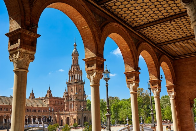 Sevilla Plaza de Espana Andalusia Spagna