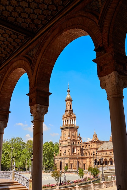 Sevilla Plaza de Espana Andalusia Spagna