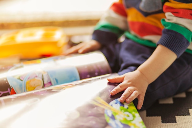Sezione centrale del libro di registrazione dei bambini