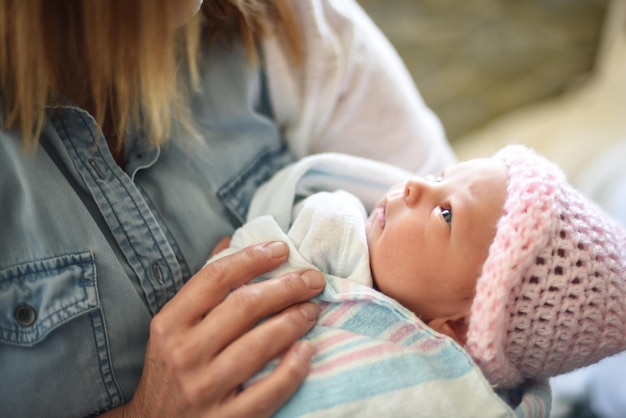 Sezione centrale di madre e figlia