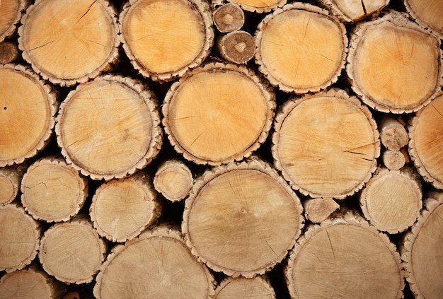 Sezioni in legno per lo sfondo