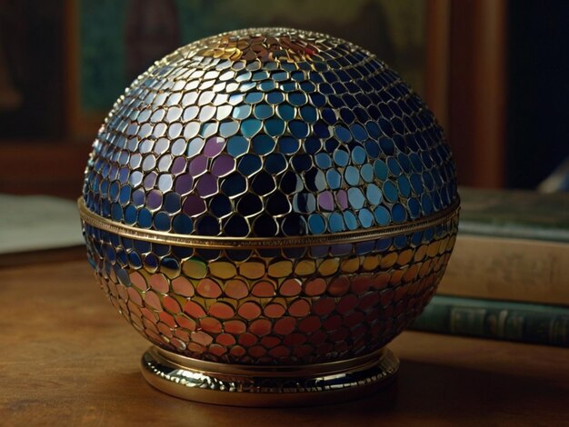 Sfera decorativa in mosaico