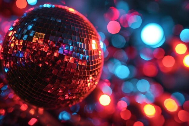 Sfera glitterata per discoteca