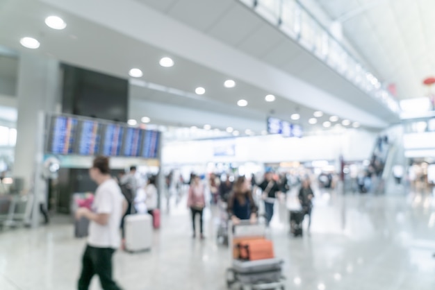 sfocatura astratta e aeroporto sfocato