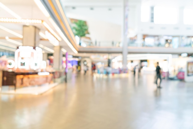 sfocatura astratta e centro commerciale sfocato e negozio al dettaglio per lo sfondo